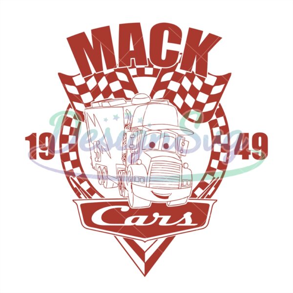disney-checkered-cars-race-mack-est-1949-svg