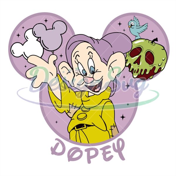 dopey-the-7-dwarfs-mickey-mouse-head-svg