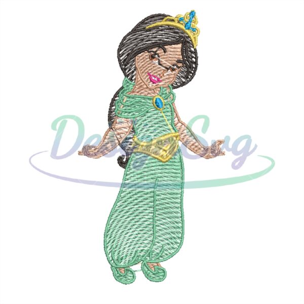 young-princess-jasmine-embroidery-png