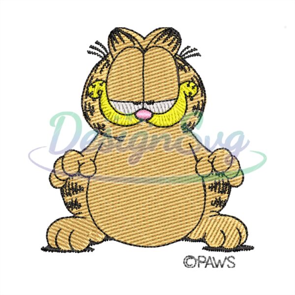 big-belly-garfield-cat-embroidery-png