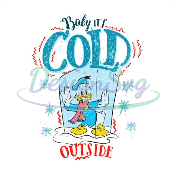 baby-its-cold-outside-donald-duck-christmas-png