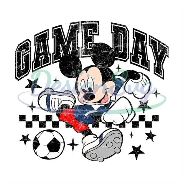 Disney Mickey Mouse Game Day Soccer PNG