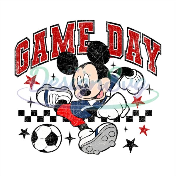Game Day Disney Mickey Mouse Soccer PNG