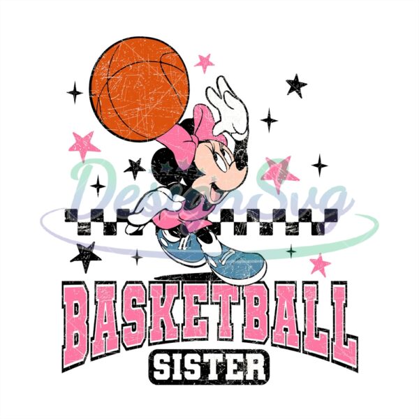 Basketball Sister Minnie Mouse Sport PNG