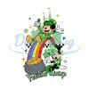 Feeling Lucky St Patricks Day Mickey Minnie PNG