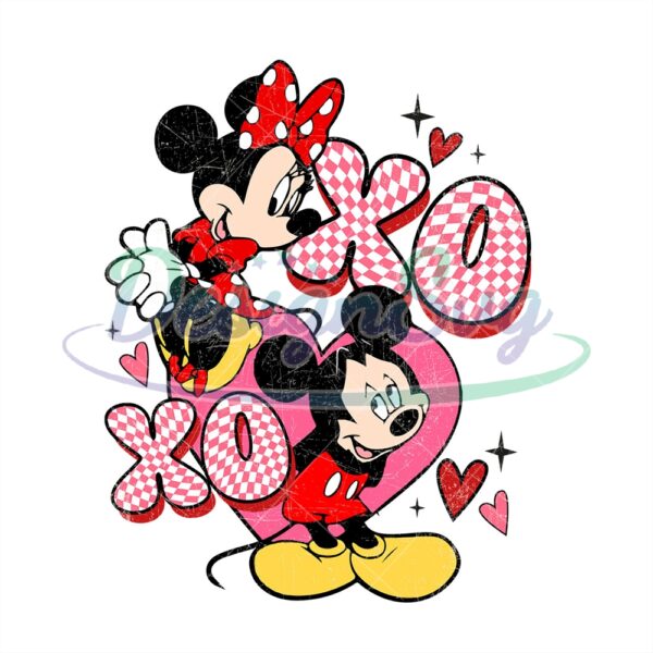 valentine-love-xoxo-disney-mickey-minnie-mouse-png