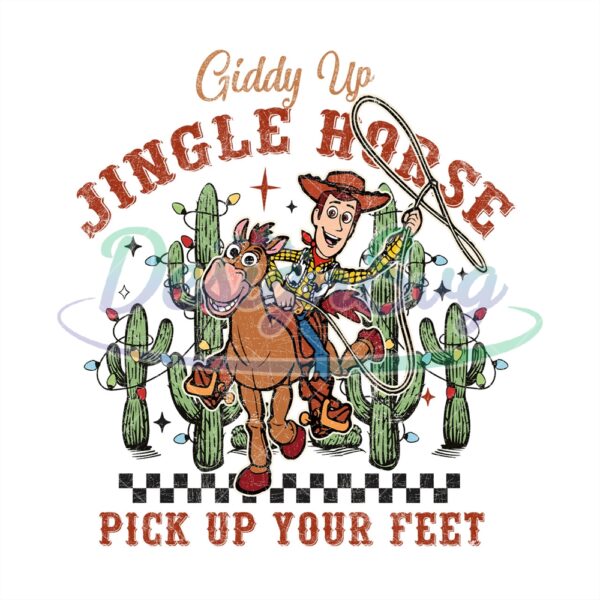 Giddy Up Jingle Horse Pick Up Your Feet PNG