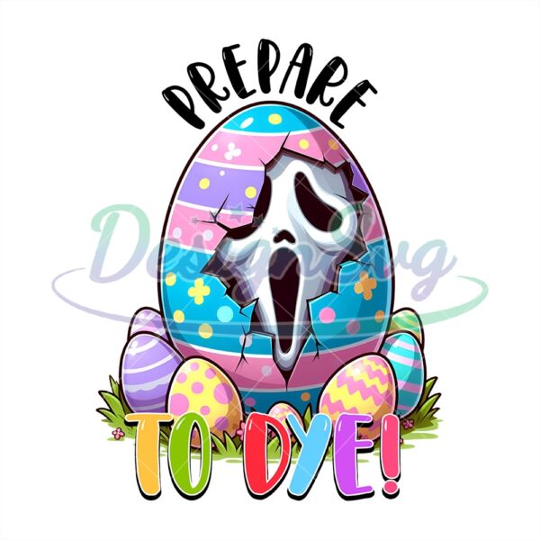 Ghostface Bunny Egg Prepare To Dye Png