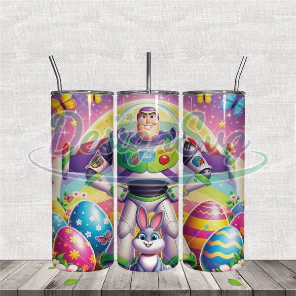 buzz-lightyear-happy-easter-bunny-tumbler-wrap-png