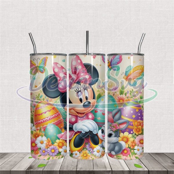 minnie-mouse-happy-easter-bunny-tumbler-wrap-png