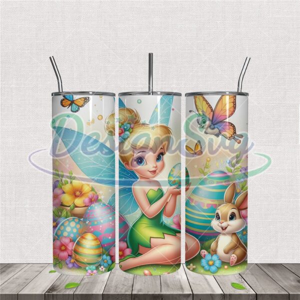 tinkerbell-happy-easter-bunny-tumbler-wrap-png