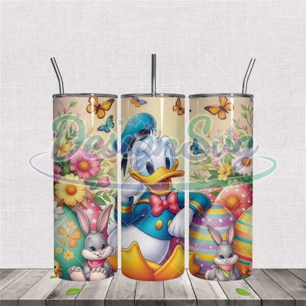 donald-duck-happy-easter-bunny-tumbler-wrap-png