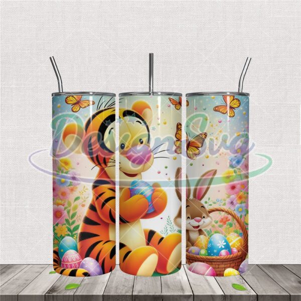 tiger-too-disney-easter-day-tumbler-wrap-png