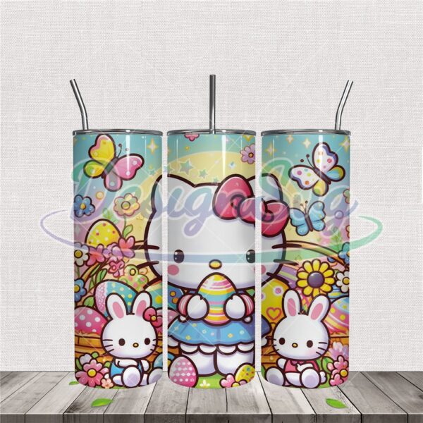 cute-hello-kitty-cat-easter-day-tumbler-wrap-png