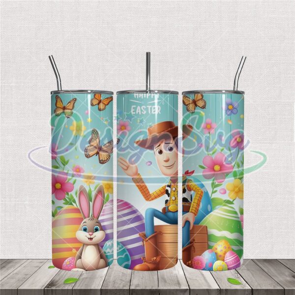 woody-happy-easter-bunny-eggs-tumbler-wrap-png