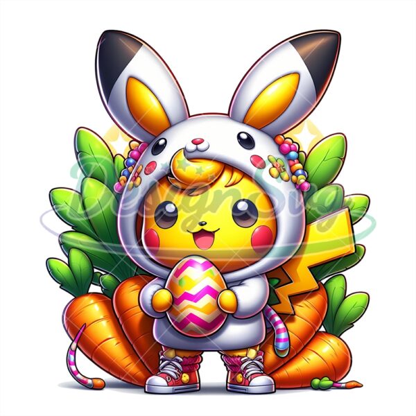 easter-holiday-pikachu-bunny-digital-download