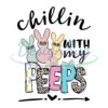 Chilling With My Easter Peeps Leopard PNG
