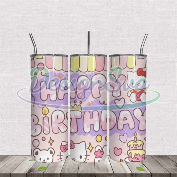 hello-kitty-happy-birthday-cake-20oz-tumbler-wrap-png