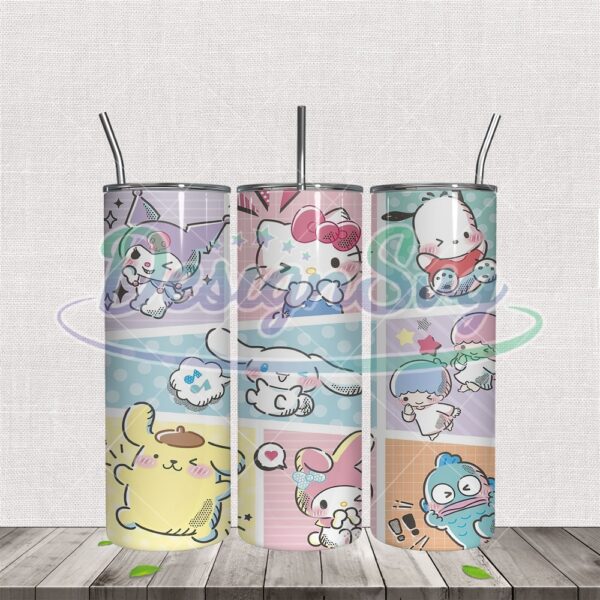 hello-kitty-sanrio-characters-water-color-20oz-tumbler-wrap-png
