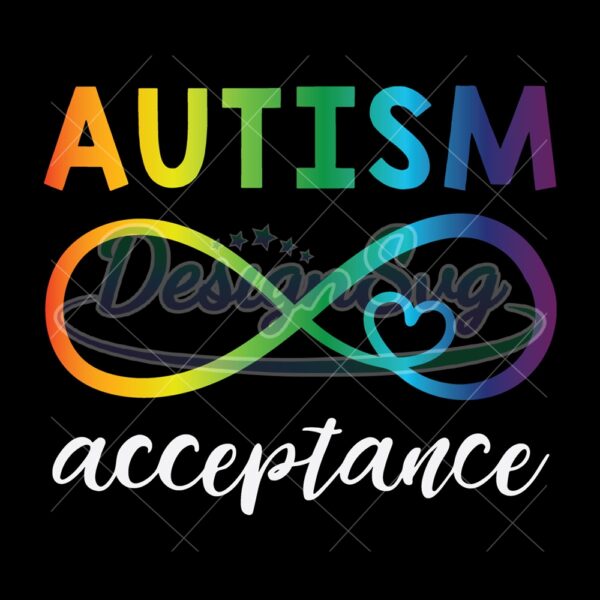 Autism Acceptance Infinity Loop Machine PNG