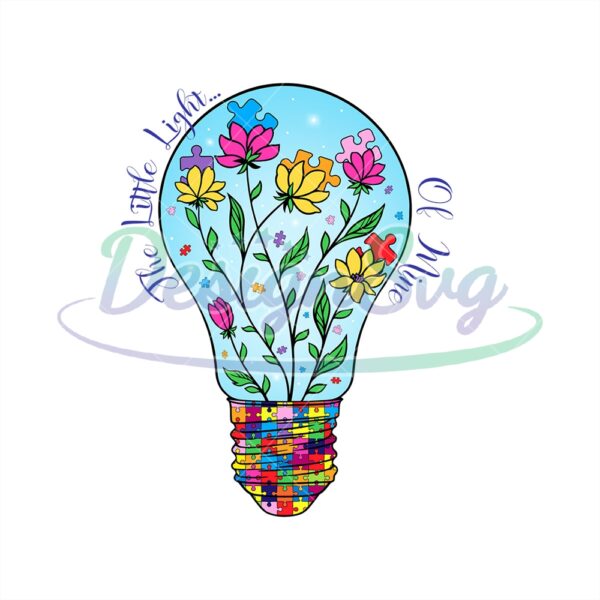 The Little Light Colorful Flower Bulb PNG
