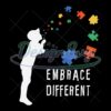 Autism Speaking Puzzle Embrace Different PNG