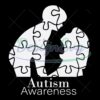 Autism Awareness Mommy And Son Puzzle PNG