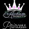 Autism Princess Crown Puzzle PNG
