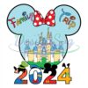 Disney Castle Minnie Mouse Trip 2024 PNG