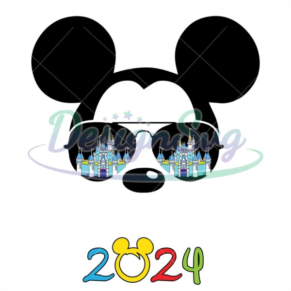 Magic Kingdom 2024 Mickey Mouse PNG