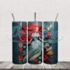 3d-little-mermaid-quilling-art-tumbler-wrap-png