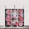 3d-cute-pink-flower-pig-skinny-tumbler-wrap-png