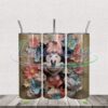 3d-floral-minnie-mouse-skinny-tumbler-wrap-png