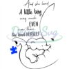 Autism Elephant And She Loved A Little Boy PNG