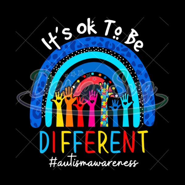 Autism Awareness Its Ok To Be Different PNG