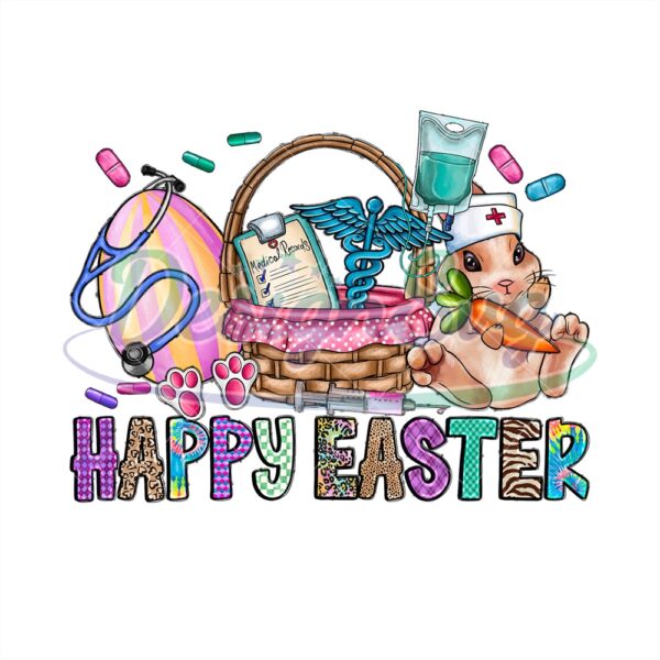 Happy Easter Egg Nurse png