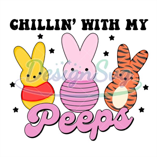 Chilling With My Piglet Easter Peeps PNG