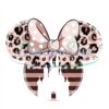 Leopard Minnie Head Disney Castle PNG
