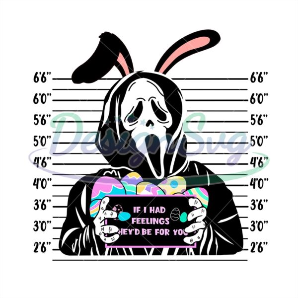 Ghostface Feelings Easter Day Bunny Png