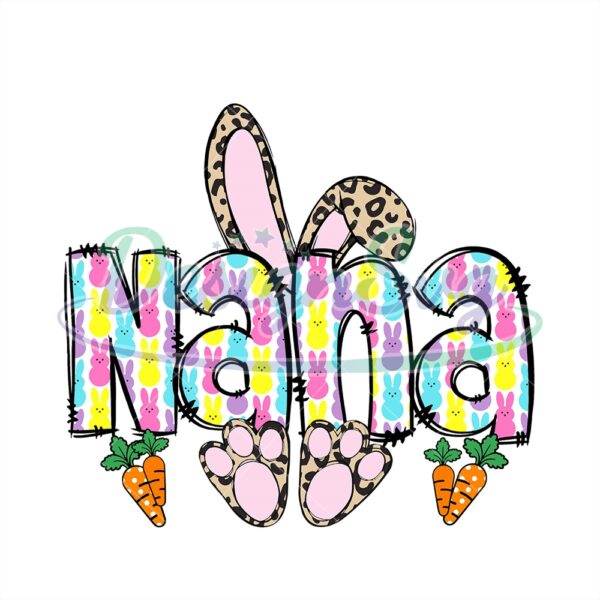 Nana Easter Bunny Leopard Png