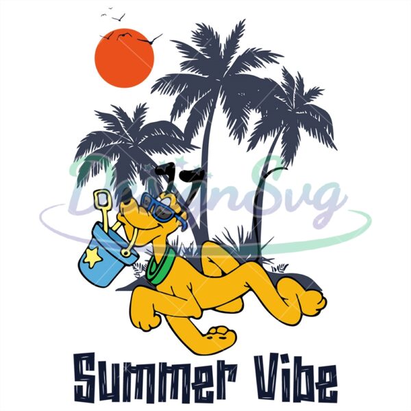 disney-summer-vacation-vibe-pluto-dog-svg
