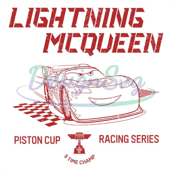 lightning-mcqueen-cars-piston-cup-racing-series-svg