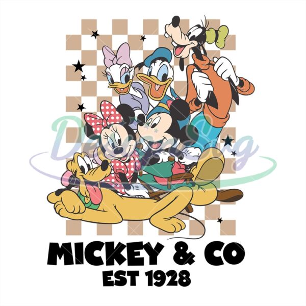 disney-mickey-company-est-1928-checkered-svg