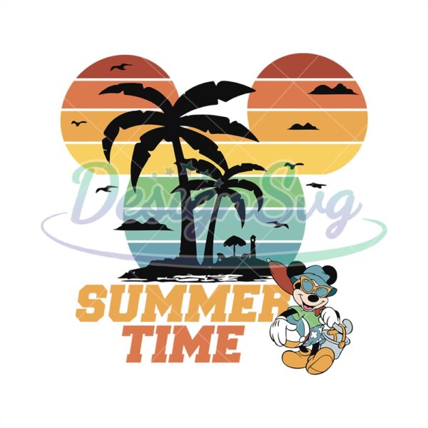 summer-time-disney-mickey-mouse-svg