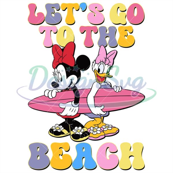 minnie-daisy-let-go-to-the-beach