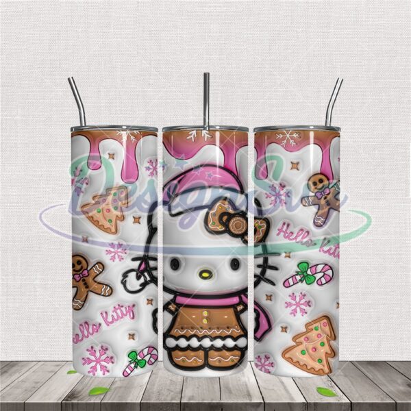 3d-ginger-bread-hello-kitty-christmas-tumbler-wrap-png