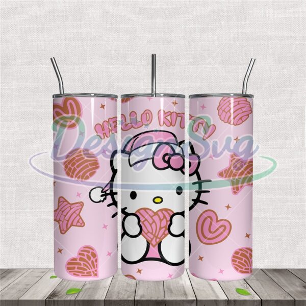 kawaii-hello-kitty-christmas-skinny-tumbler-wrap-png