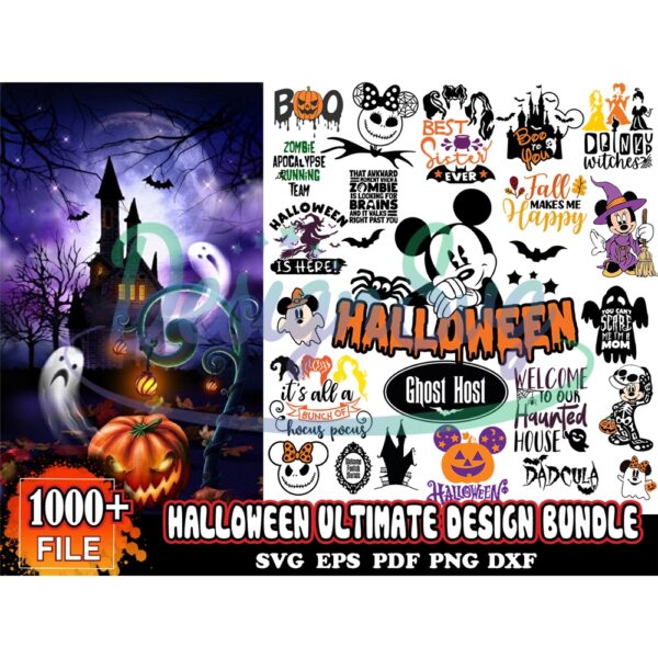 Halloween Ultimate Bundle 1000 Files Svg