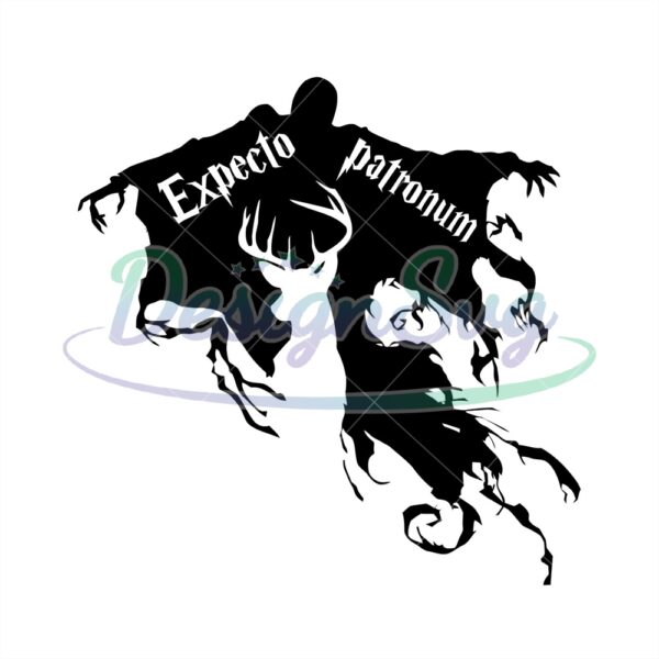 expecto-patronum-wizard-ghost-moose-svg-silhouette