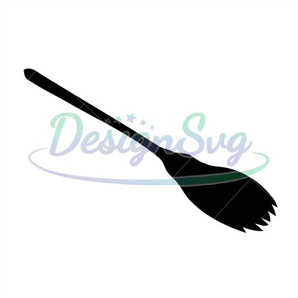 harry-potter-the-wizard-flying-broom-silhouette-vector-svg